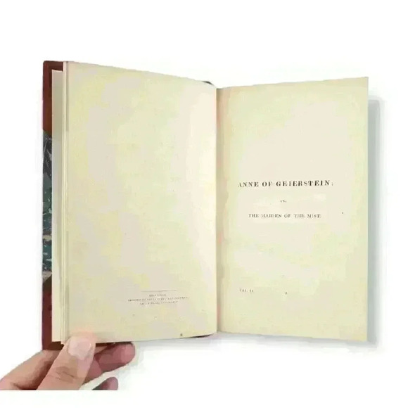 Anne of Geierstein; 3 Vols Waverley Novel Sir Walter Scott 1st Ed (1829) Bayntun - Picture 8 of 12